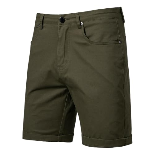 Short d'été en coton de qualité supérieure coupe ajustée