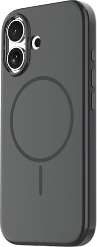 Image of TEKNE Gloss Hard Polycarbonate Case for iPhone 17 | MagSafe Compatible | Scratch Resistant | Slim & Lightweight | Raised Camera Protection Back Cover (Black)