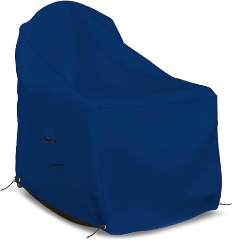 Covers & all Adirondack Chair Cover, 18 Oz Heavy Duty Waterproof UV & Weather Resistant All Season Protector, Outdoor Furniture Cover with Air Vents & Drawstrings (40