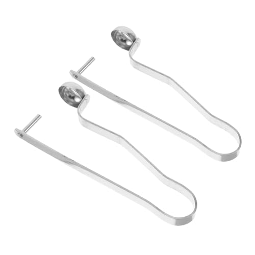 KESYOO 2pcs Corer Cherry Pitting Tool Core Pit Remover Core Removal Tool Cherry Pit Remover Tool Cherry Tool Pit Remover Cherry Pits Stainless Steel Silver