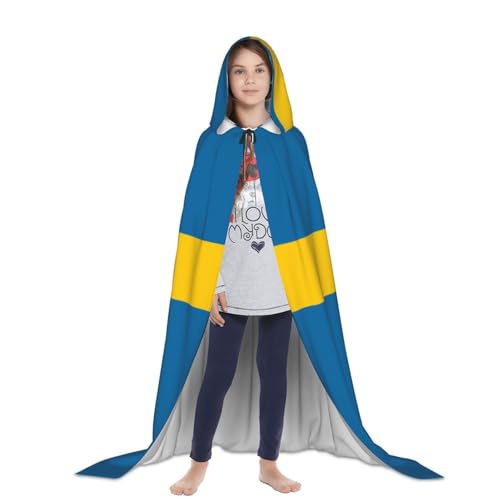 Capa de Halloween unisex con estampado sueco para evitar disfraces incómodos 4