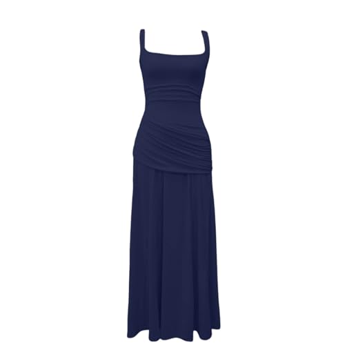 Robe de soirée fluide unie pour valoriser la silhouette