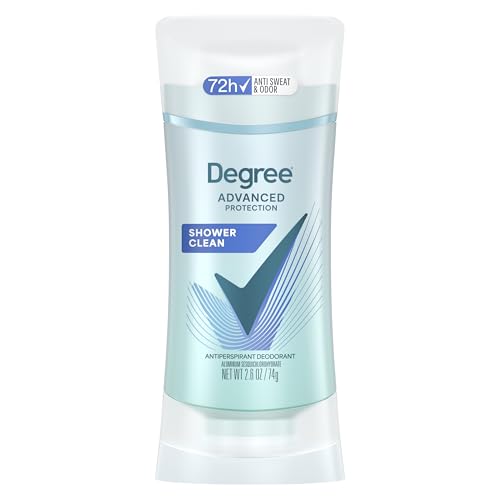 Degree Advanced Protection Antiperspirant Deodorant Shower Clean for 72-Hour Sweat