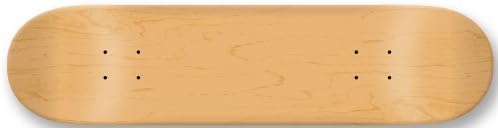 Moose Blank Skateboard Deck - Premium 7-Ply Maple Construction - Natural Wood - Choose from 10 Sizes - Includes 1 Board