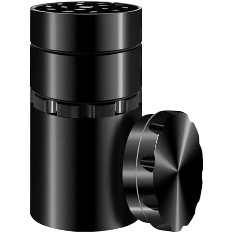 VRUPINZE Aluminium Alloy Grinder with Storage Container for Kitchen Cover