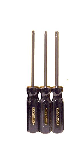 Image of Eazypower 80203 3-Pack T45,T47,T50 Tee*Star Isomax 15-inch Screwdriver (Fits Torx Screw)
