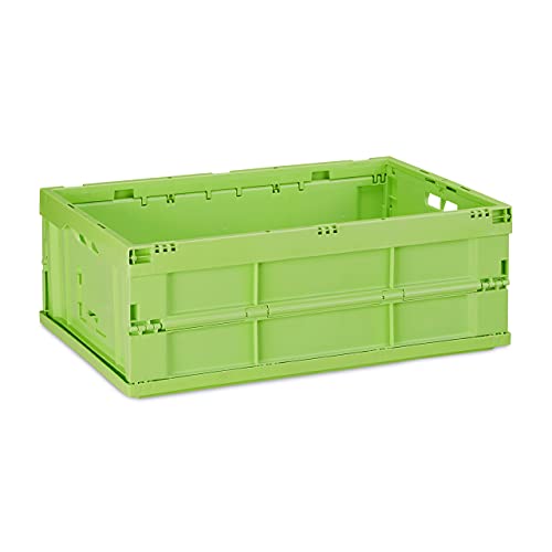 Klappbox Relaxdays Professionelle Transportbox, stabil, Gewerbe