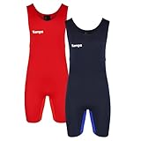 Kempa Kinder Ringertrikot Wrestling Anzug Doppelpack (116)