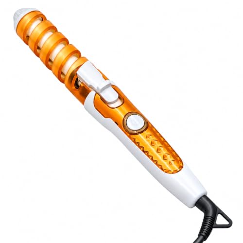 Modelador de Cachos Elétrico Automático Espiral Anti Frizz | Crie cachos perfeitos e brilhantes sem esforço com este modelador automático, com tecnologia anti-frizz e bivolt