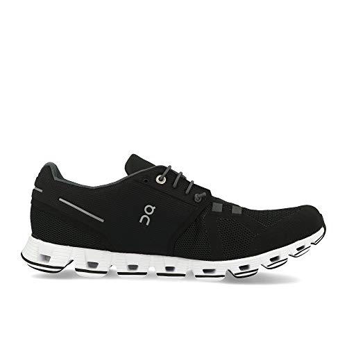On Running Mens Cloud Road Shoes, Black/White, Sz 133