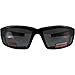 Global Vision Lot of 2 Motorcycle Padded Glasses Sunglasses Clear and Smoke ATV Quad Moped