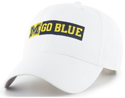 Gorra Ajustable Oficial Michigan University Go Blue Blanca miniatura 1
