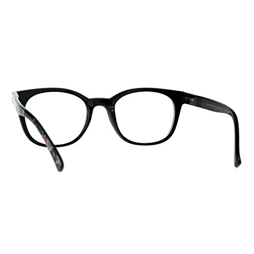 PASTL Reading Glasses Magnified Eyeglasses Square Frame Spring Hinge3
