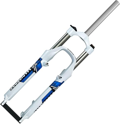 tylxayoxa Downhill-Mountainbike-Federgabel, 26 Zoll, DH/MTB, Luftweg, 140 Mm Zugstufe, Verstellbar, Gerade, Doppelte Schulter Vorne Durch(A)