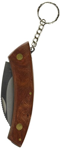 Foto von Praktische Albainox mushroom Messer mit Holzgriff, zusammenklappbar