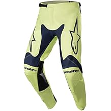 Alpinestars 2023 Racer Hoen Pants, 38, Night Navy/Fluo Green
