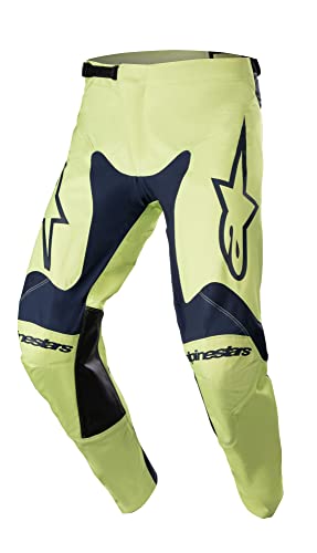 Alpinestars 2023 Racer Hoen Pants, 28, Night Navy/Fluo Green
