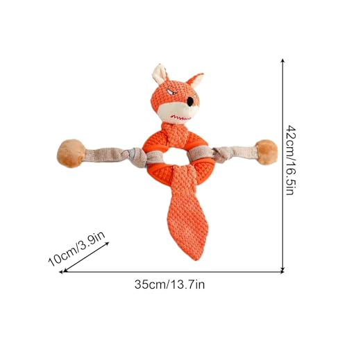 Peluche robuste pour chien destructeur avec corde solide anti-ennui - 3