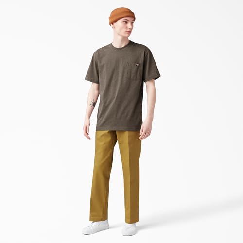 Image of Dickies Men's Heavyweight Heathered Short Sleeve Pocket T-Shirt