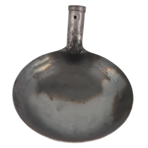 TOYANDONA Heavy-duty Metal Dung Scoop Reusable Muck for Efficient Sewage Cleaning Large Capacity Iron Ladle for Construction and Maintenance for Tough Drainage Tasks