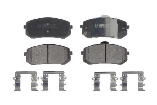 ABE Juego de pastillas de freno Delantero con avisador acústico de desgaste C10542ABE Juego de pastillas de freno Compatible con KIA Niro II SG2, HYUNDAI ELANTRA Sedán
