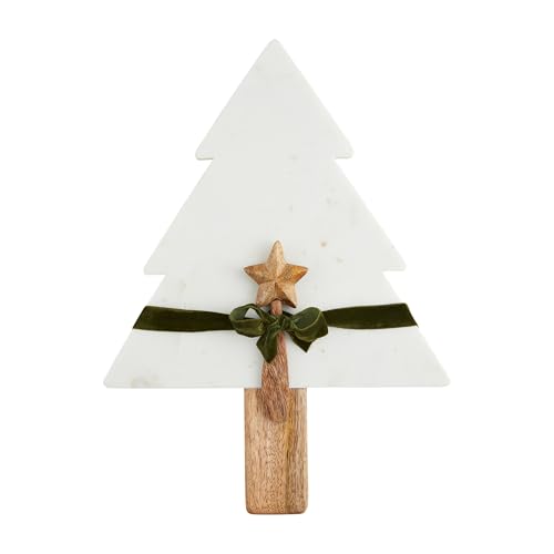 Mud Pie Marble Tree Serving Board; board 15" x 10 3/4" | spreader 5 1/2"