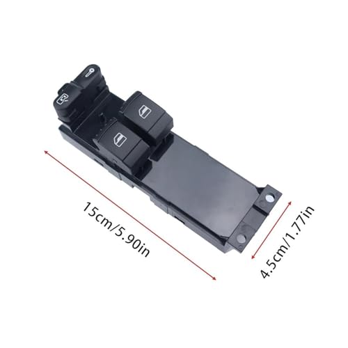 Interrupteur de commande de fenêtre 1J3959857A pour VW Bora 1998-2005