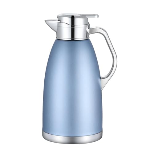 Image of Thermal Insulated Carafes Kettle 2.3L Drink Dispenser for Office Coffee Blue | Kitchen Dining & Bar | Dinnerware & Serving Dishes | Pitchers