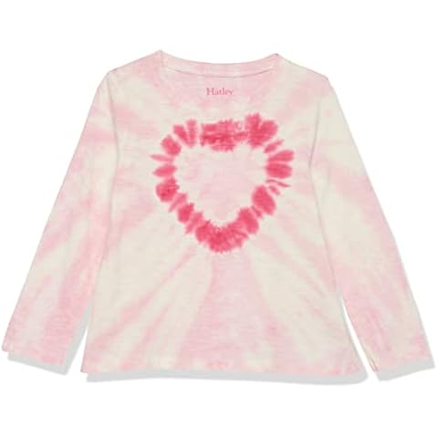 Hatley Baby Girls' Tie Dye Heart Tee Cover