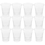 TOVINANNA 24 Copas de Vidrio para Comunión 15 Ml Mini Cáliz Transparente para Ceremonias Religiosas Vasos Pequeños para Degustación y Fiestas Juego de 24 Unidades para Eventos y Uso