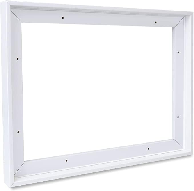 TEXTURE OF DREAMS Floating Frames for Canvas Prints/Canvas Wall Photo/Canvas Pictures/Canvas Floater Frame for Living Room, Bedroom, and Kitchen, Canvas Frame Canvas (Frame for 24"X30" Canvas, White)