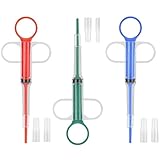 3 Stücke Tabletteneingeber Katze,Tabletteneingeber Hund,Medikamenten Feeder,Transparent Tabletteneingeber,Spritze Tabletteneingeber,Wiederverwendbare Tabletteneingeber,für Katzen und kleine Haustiere