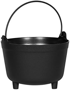 Novelty MFG 48098 Antique Kettle Planter, 9-Inch, Black