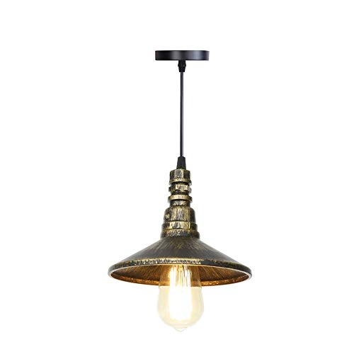 Lampada da soffitto Edison con Testa Singola in Metallo retrò, Tubo di Ferro, per Cucina, Isola, Coperchio per pentola a Vapore