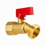 Napredak Outside Water Spigot,1/2' FIP x Male GHT 3/4' Outdoor Water Faucet