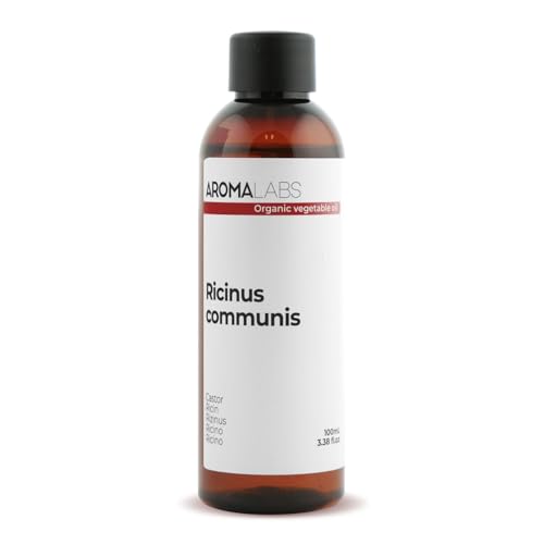 Ricino BIO (Ricinus communis) - 100 mL - Olio Vegetale Vergine e Certificato Cosmos - Aroma Labs - Made in France