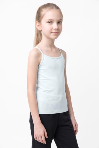 Image of Kurve Girl's Sleeveless Tank Top - Stretch Undershirts Cami Camisole, UV Protective Fabric, Rated UPF 50+ (Made in USA)
