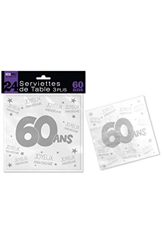 Télécharger 24 Serviettes de table blanches 60 ans PDF Ebook En Ligne