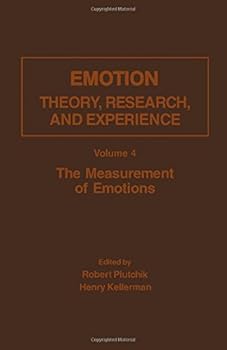Hardcover Emotion: Theory, Research, and Experience, Vol. 4: The Measurement of Emotions Book