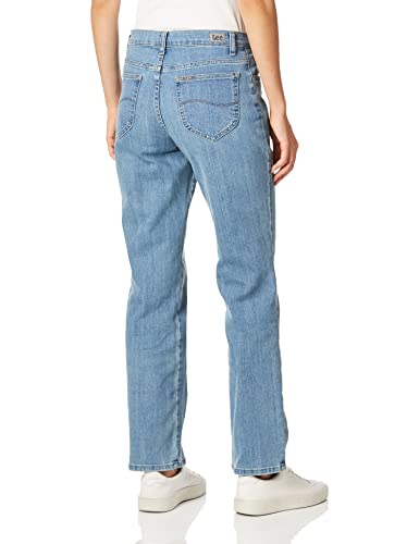 Lee Women's Relaxed Fit Straight Leg Jean, Inspire Blue, 12 Long #TOP2