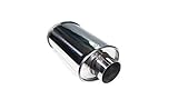 Squirrelly SilentMAX Stainless Steel Mini Muffler/Resonator 3' Inlet/Outlet