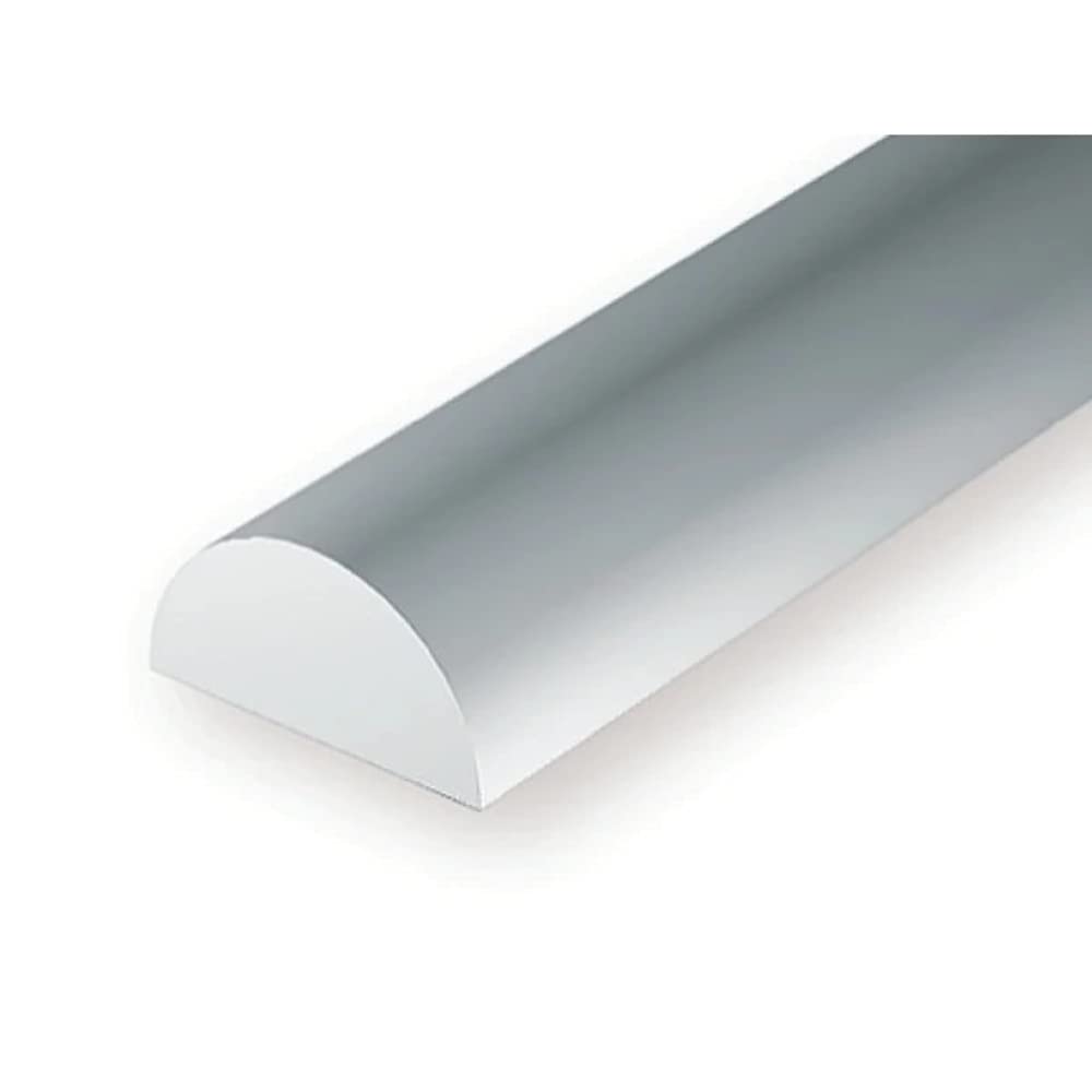 Evergreen Scale Models Half Round .080 4 EVG242 Plastic Building Supplies