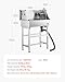 VEVOR 34 Inch Stainless Steel Dog Washing Station, Pet Grooming Tub with Hot & Cold Faucet, Showerhead, Storage Rack, No-Bend All-in-One Bathtub, Home Wash Sink, Fits Small Cats and Dogs