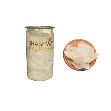 Shahwat Ayurveda Pure Bhim Seni Kapoor Camphor Desi Diffuser for Home Spiritual Meditation Havan Energised Natural Organic Original Kapur with Mosquito Repellant Karpooram Kappuram Karpor (100 Gm)