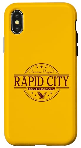 ラピッドシティ サウスダコタ - ラピッドシティSDラベル スマホケース iPhone X/XS 用