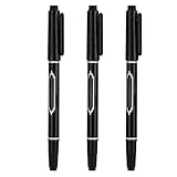 Hilai Tatouer Marker Pen 3pcs 5,39 pouces étanche de marquage de peau étanche crayon Fine Point Body Ink Pen Double Head Tattoo Marker Pen Easy To Color Tatoos Temporaire Tatto