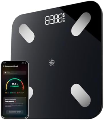 Cult Smart Body Fat Scale, US FDA Approved, 20+ Parameters, BMI, 10 members, Bluetooth Weight Machine, Body Fat Analyzer, LED Display.