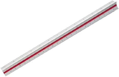Règle à échelles De Réduction Faber-Castell 853 HP-A (30 Cm) - Pour Architectes, échelles 1:20 à 1:125