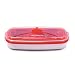 Produktbild Snips, Eierkocher - Omelettkocher für die Mikrowelle, Eierkocher Mikrowelle 0,75 l, 24 x 12,5 x 6 cm, Eierkocher 2 Eier Farbe Weiß und Rot, Hergestellt in Italien