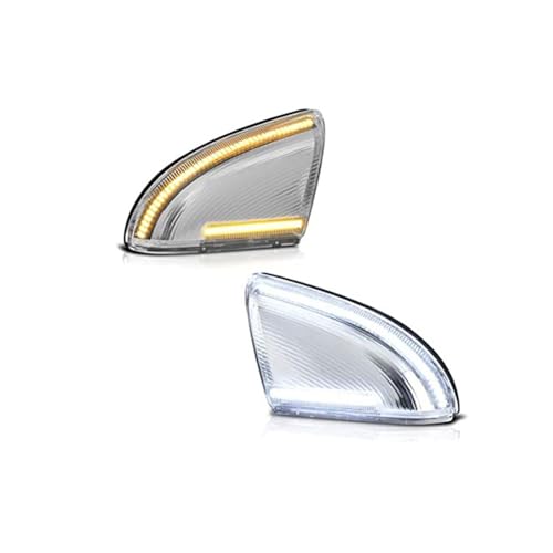 Intermitentes dinámicos Dodge Ram 1500 intermitentes espejo lateral LED 2009 a 2018 lente clara